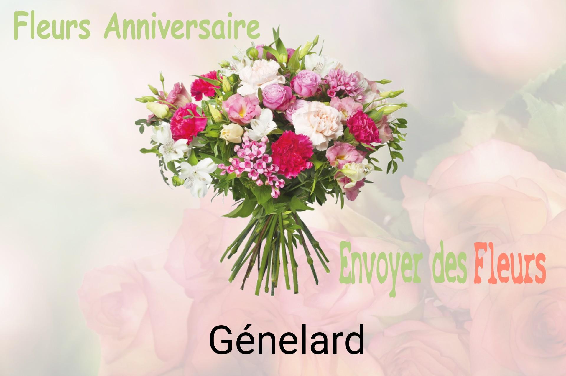 Bouquet de fleurs d’anniversaire livré à Génelard