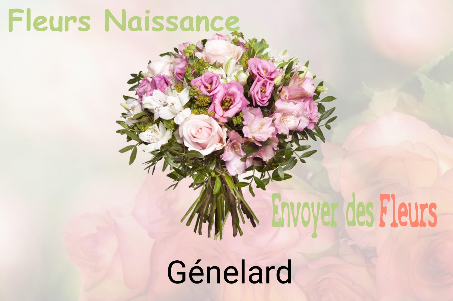 Bouquet de fleurs de naissance livré à Génelard
